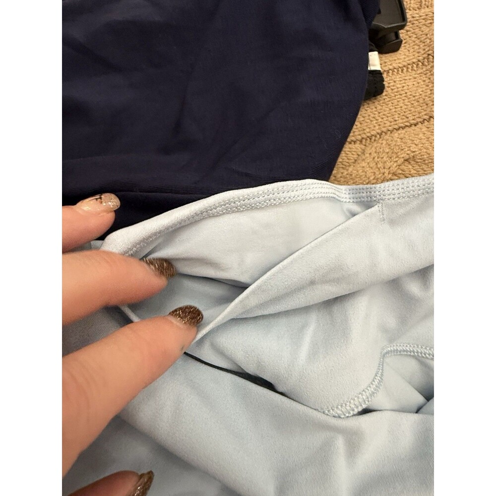 Nike Zenvy Gentle Support High Waist 7/8 Leggings M Medium Blue Women NWT $100 - Picture 11 of 14